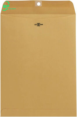 Machine à enveloppes Kraft Clasp bp001 avec perforation et insertion d'attache métallique pour différents formats de papier kraft.