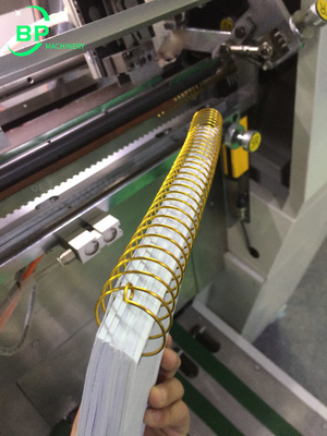 Machine à relier semi automatique de spirale en métal SSB420 pour le carnet avec la fonction de serrure de bobine
